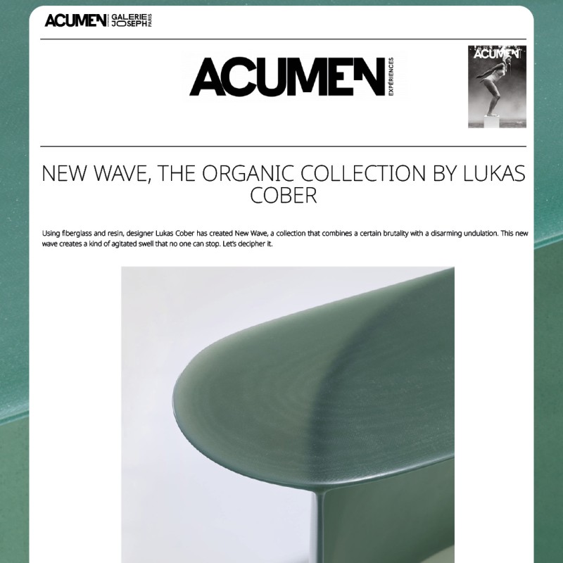 ACUMEN  - New Wave, The organic collection by Lukas Cober